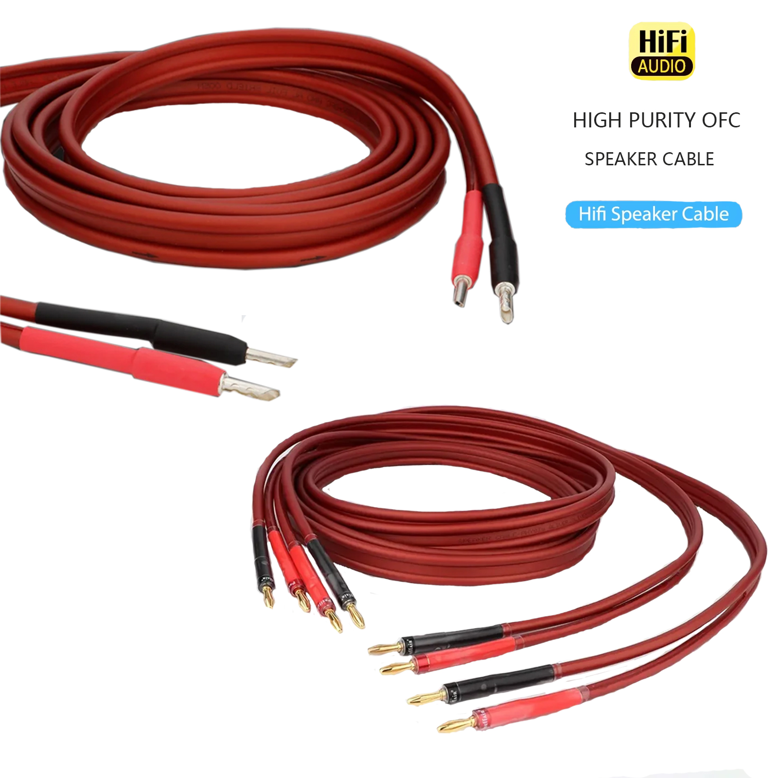 Home Cinema High End - 1 Pair Speaker Cable High-End Purity
