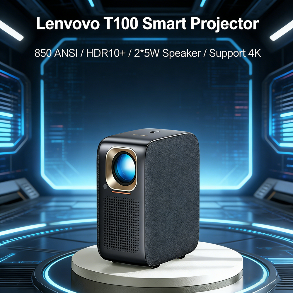 Home Cinema Focal - Lenovo T100 1080P Projector Full HD