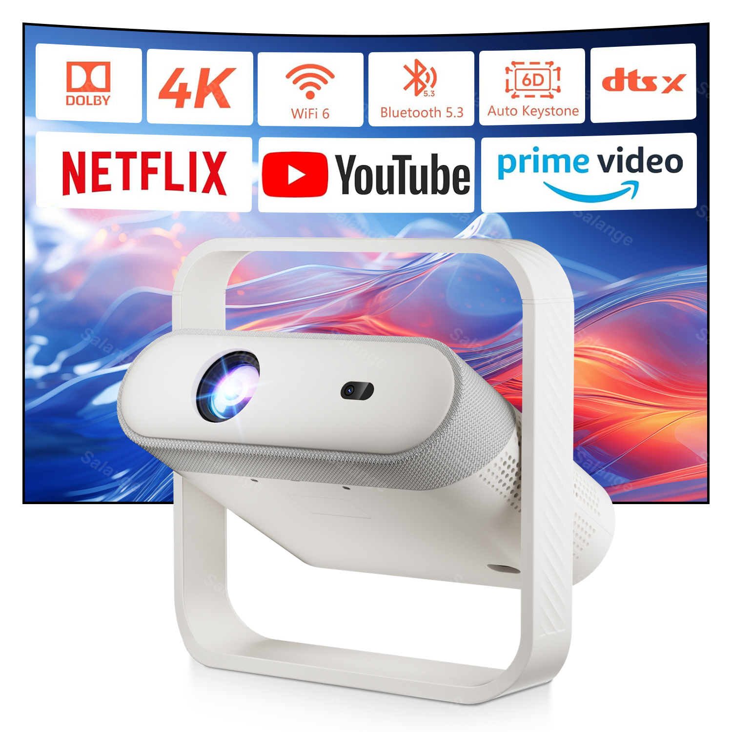 Home Cinema Focal - Salange 1080P Projector Android Auto Focus