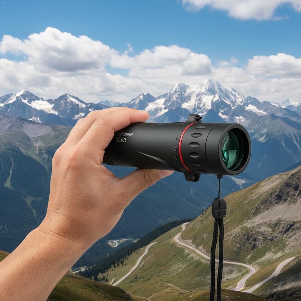 Home Cinema Center - Portable High Power Monocular Telescope Low