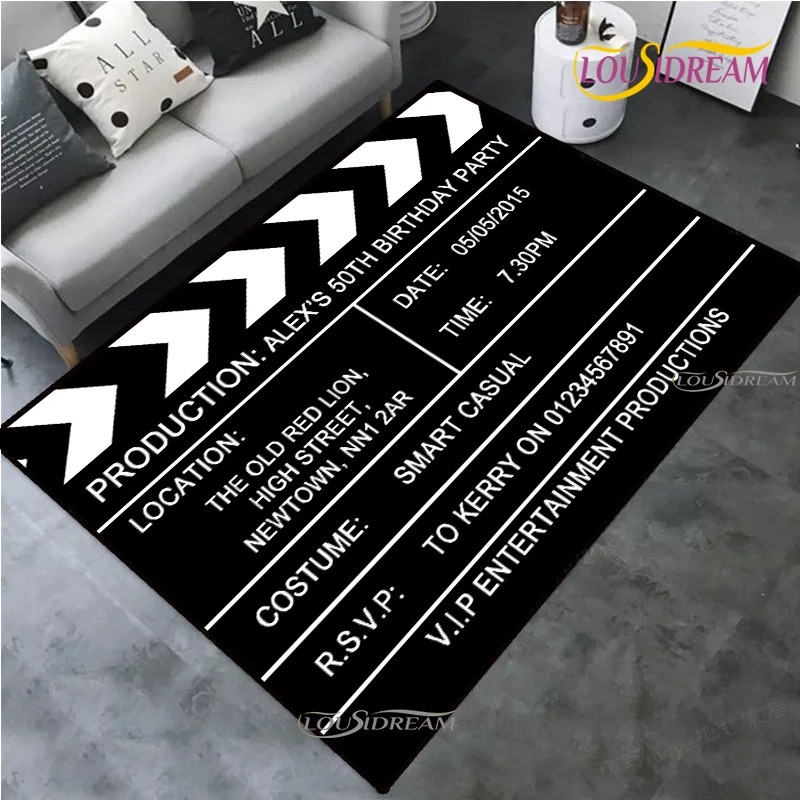 Home Cinema Gifts - Vintage Projector Theme Movie Night Clapperboard