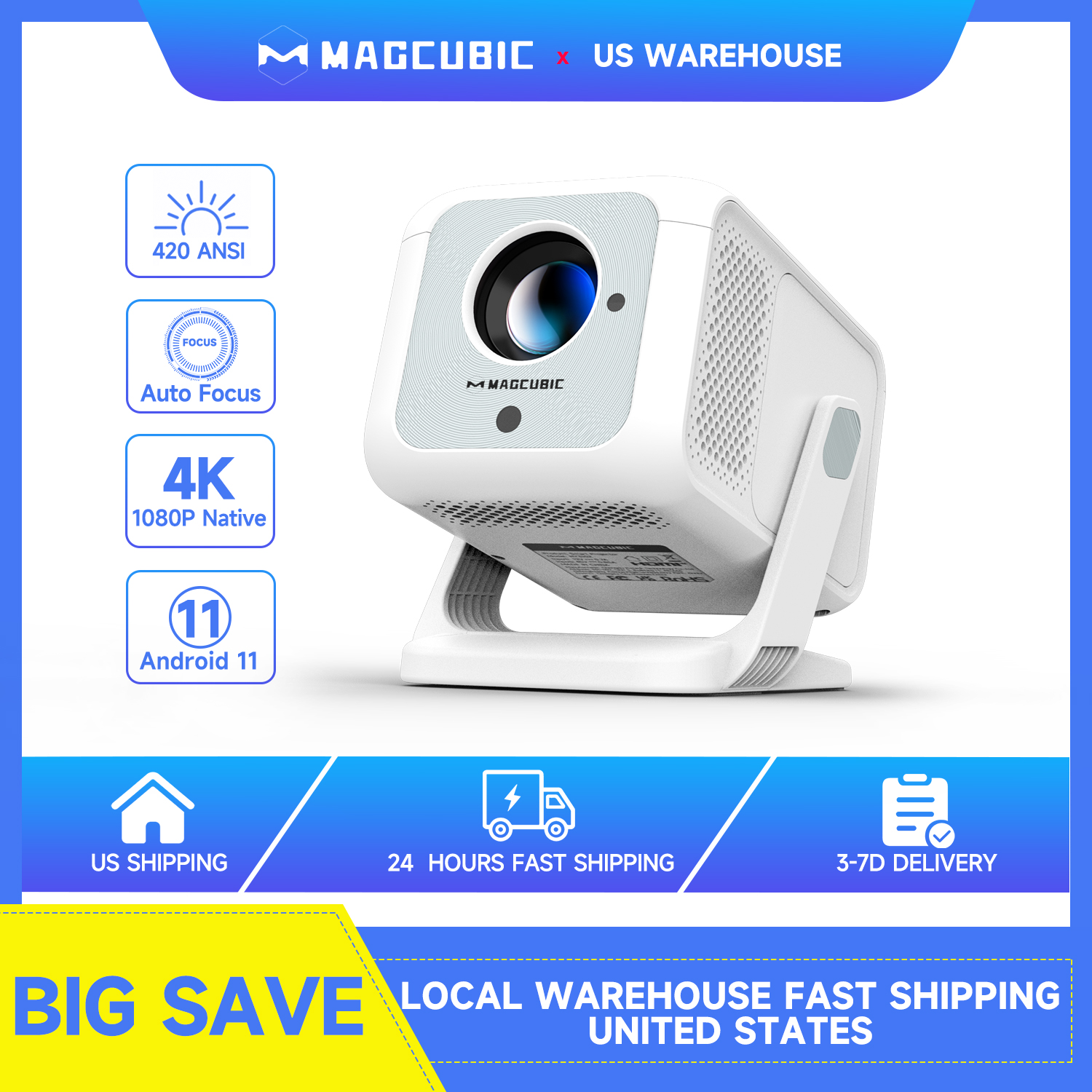 Magcubic HY310X Portable Proje - مراجعة Home Cinema Focal وسعره