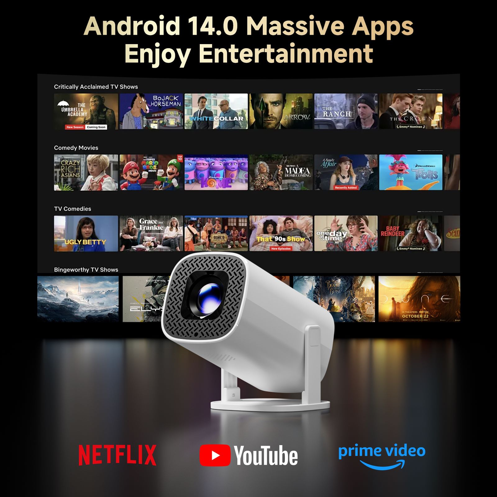 HONGTOP P30PRO Smart Mini Proj - مراجعة Home Cinema Focal وسعره