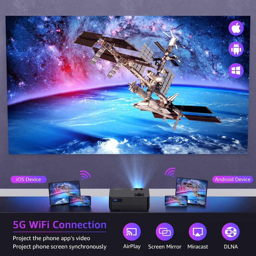 5G WiFi Bluetooth Native 1080P - مراجعة Home Cinema Tv Screen وسعره