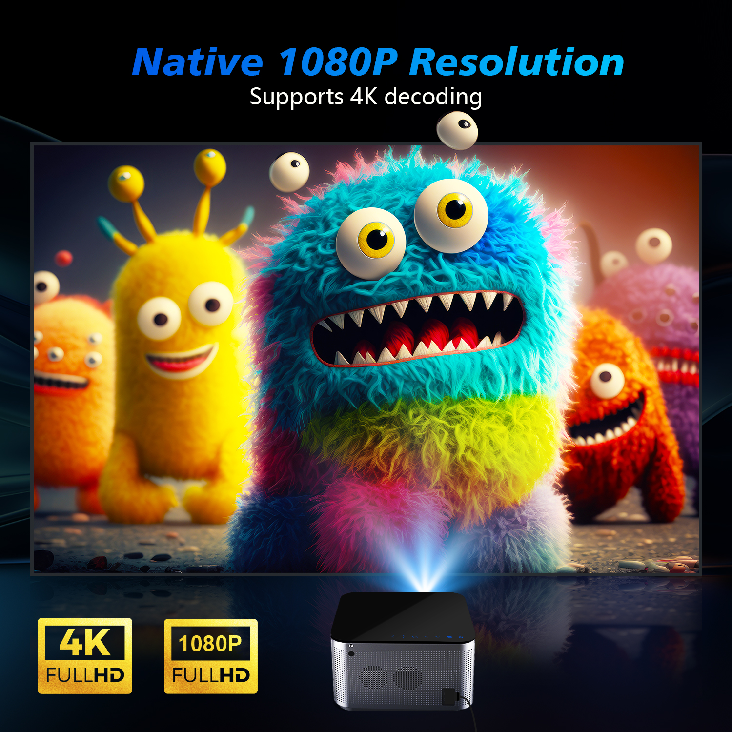 Magcubic HY350 Pro 580ANSI Pro - مراجعة Home Cinema Focal وسعره