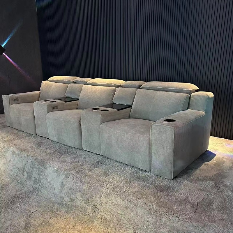 Modern High-End Cinema Sofa Po - مراجعة Home Cinema High End وسعره
