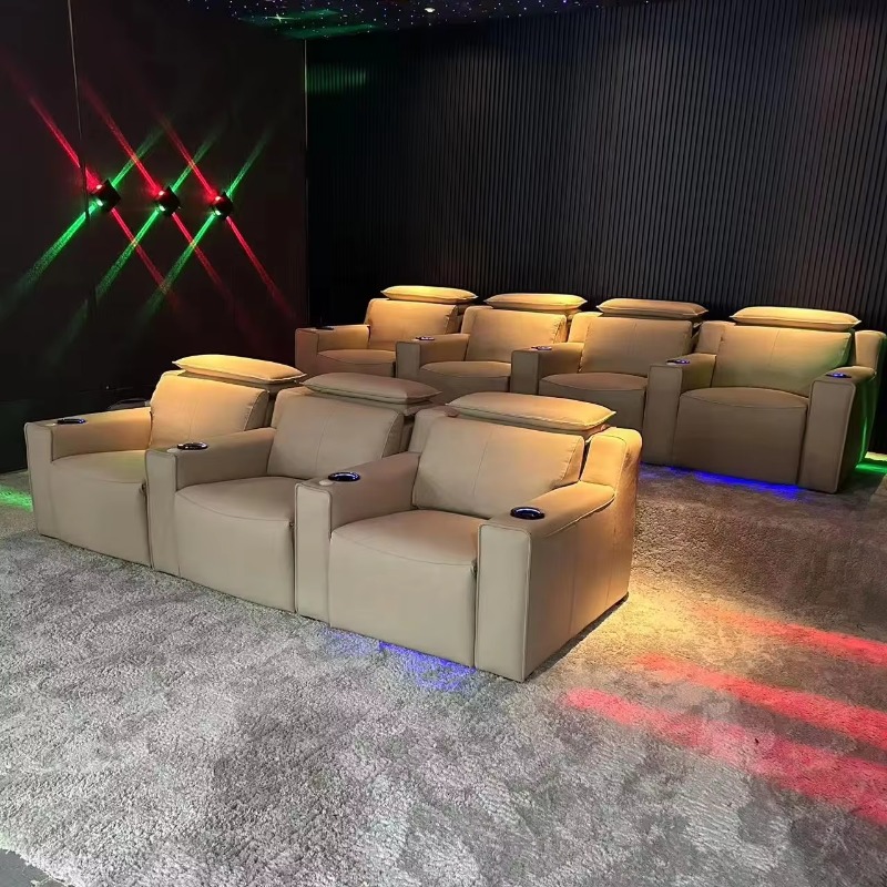 Modern High-End Cinema Sofa Po - مراجعة Home Cinema High End وسعره