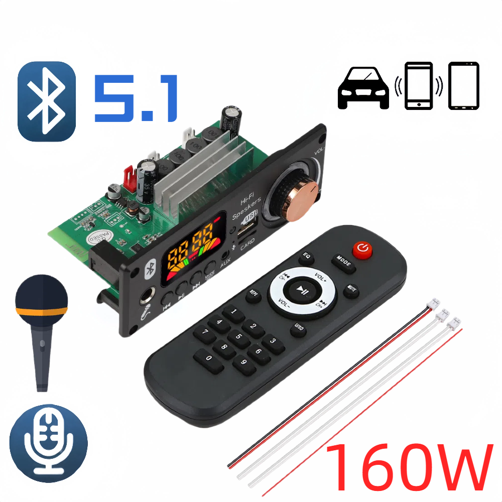 Bluetooth 5.1 MP3 Decoder Boar - مراجعة Home Cinema Bluetooth 5.1 وسعره
