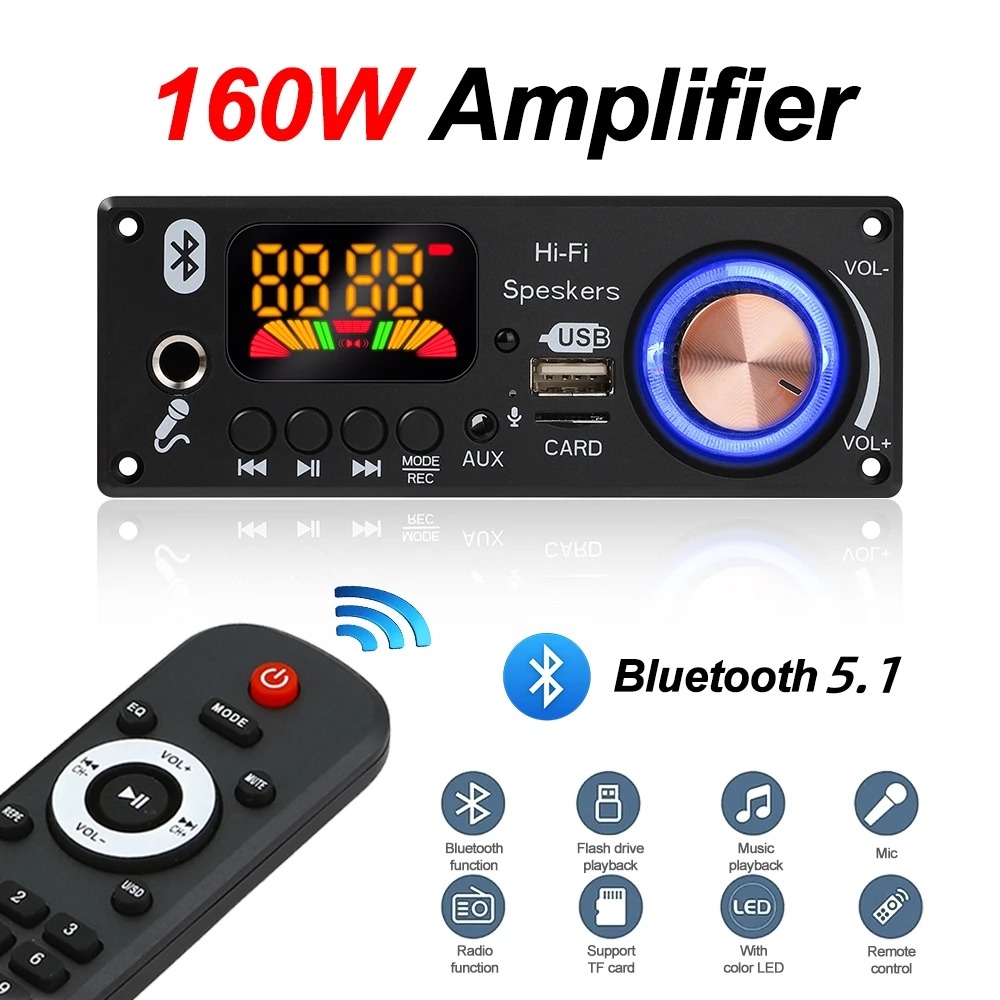 Bluetooth 5.1 MP3 Decoder Boar - مراجعة Home Cinema Bluetooth 5.1 وسعره
