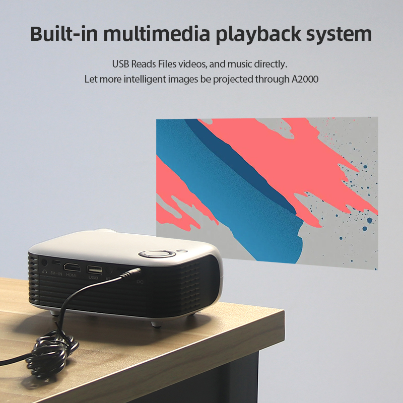 A2000 Mini Projector Portable  - مراجعة Home Cinema Focal وسعره