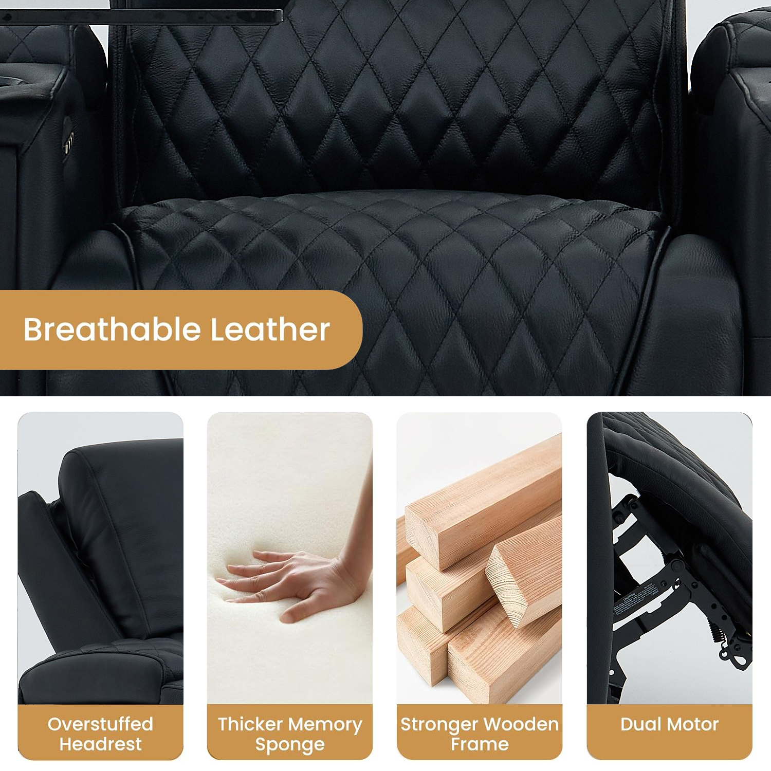#Synthetic Leather Modern Cine - مراجعة Home Cinema High End وسعره