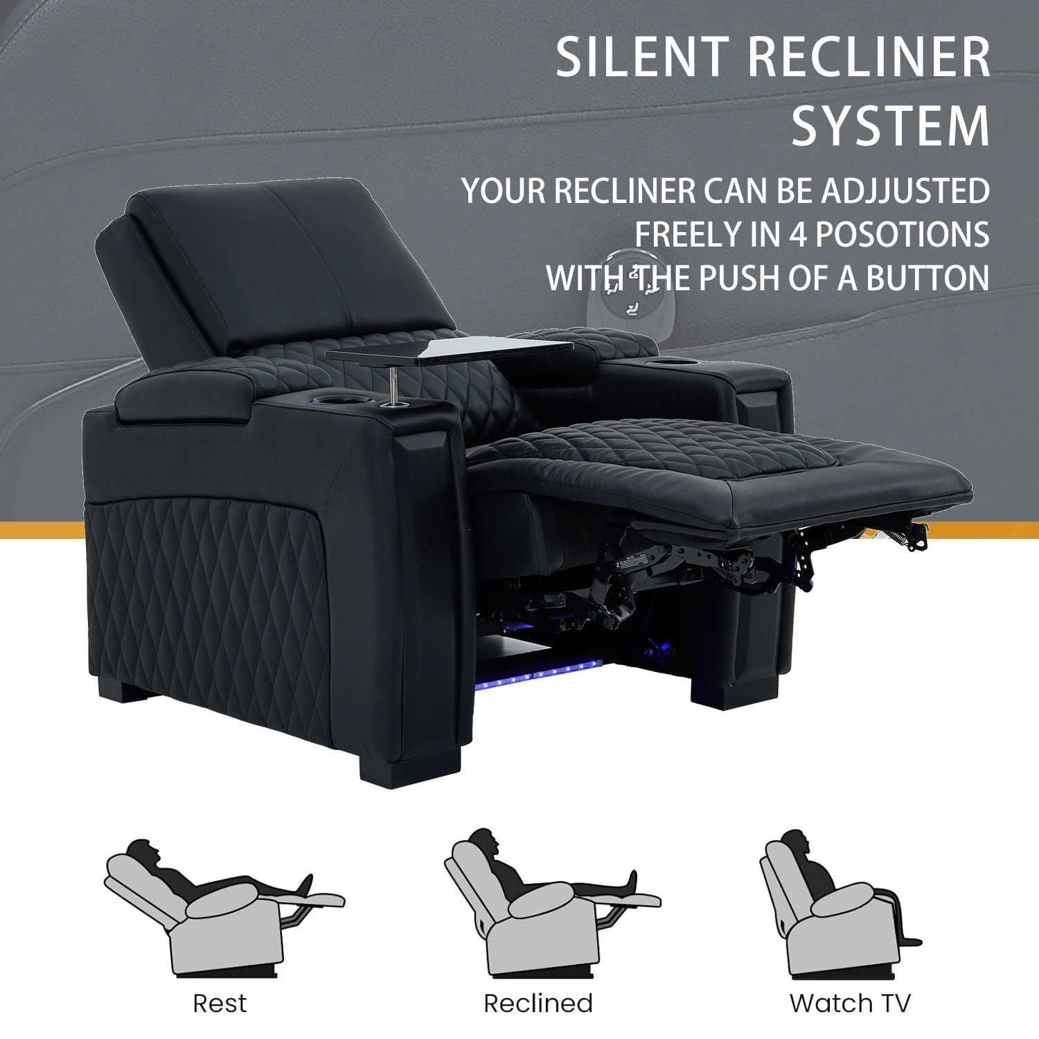 #Synthetic Leather Modern Cine - مراجعة Home Cinema High End وسعره