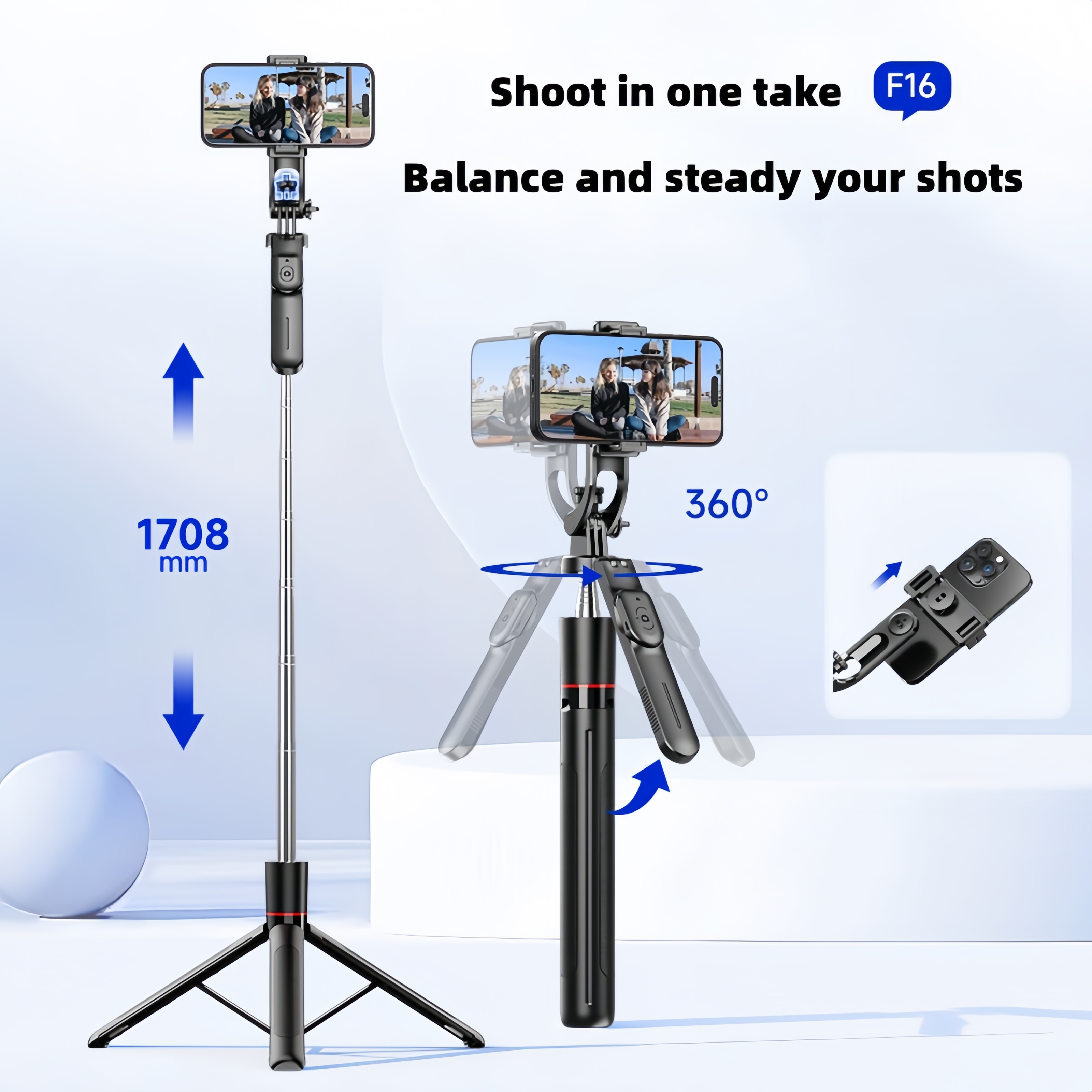 WIFIT F16 Selfie Stick with Ad - مراجعة Smart Tv Stick وسعره