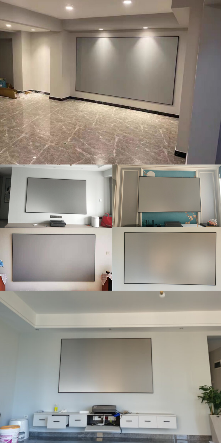 92 Inch 100 Inch 120 Inch Home - مراجعة Home Cinema Tv Screen وسعره