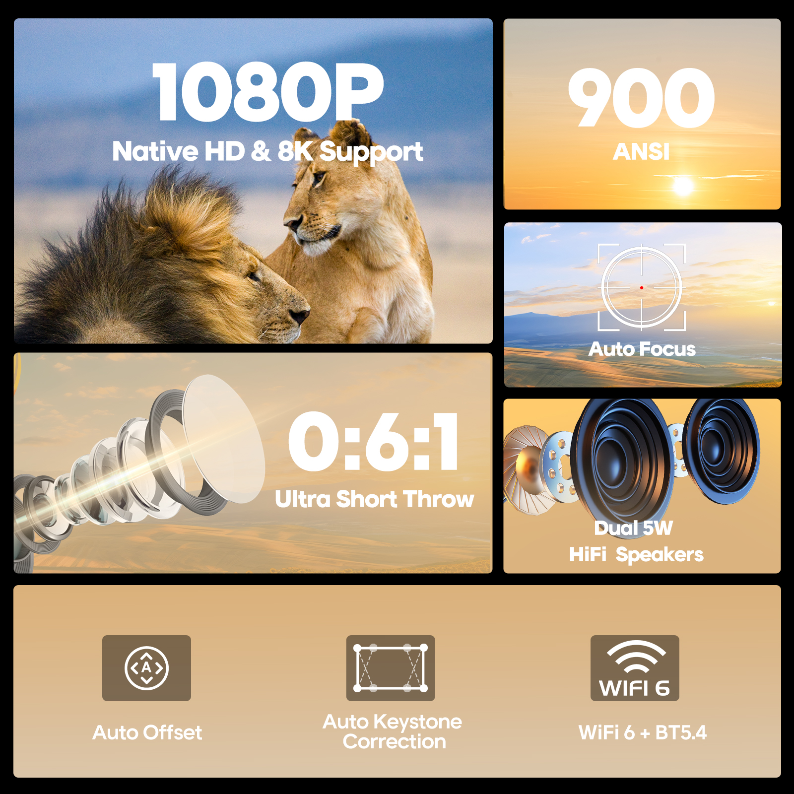 Magcubic Auto Focus Android 14 - مراجعة Home Cinema Focal وسعره