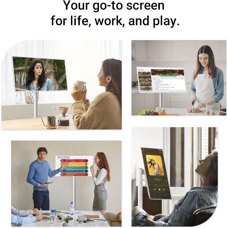 21.5-inch Portable LED White S - مراجعة Home Cinema Tv Screen وسعره