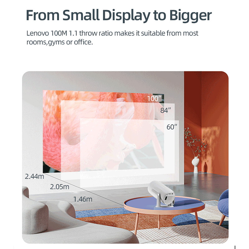 Lenovo Portable 4K Projector 1 - مراجعة Home Cinema Focal وسعره