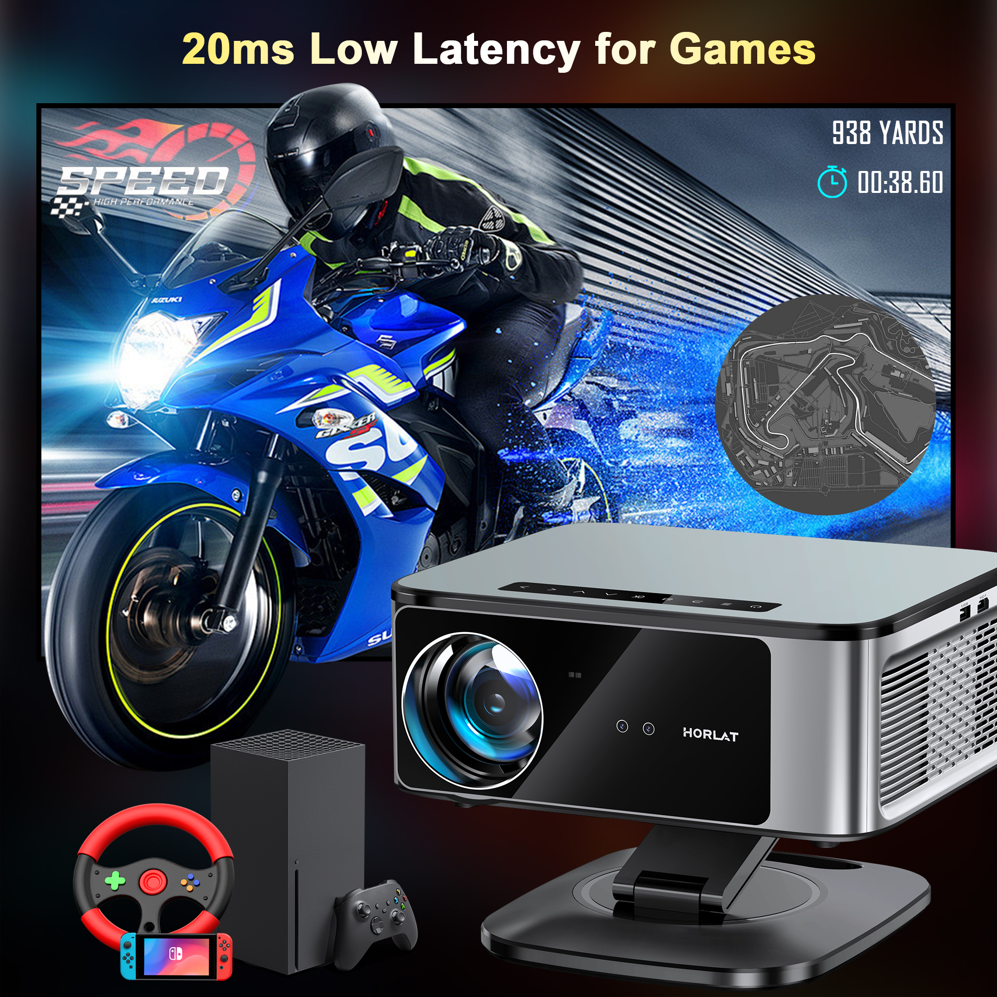 2025 HORLAT 45000 Lumens 4K UH - مراجعة Home Cinema Focal وسعره