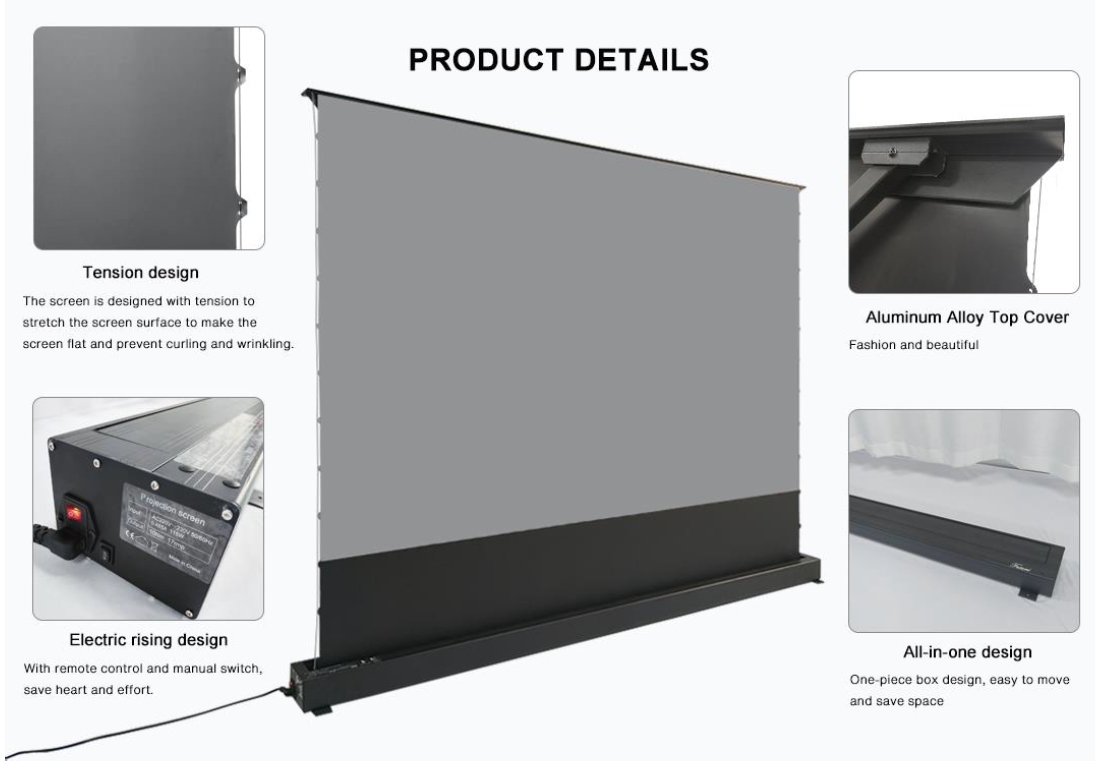 SMX 100 Inch Projector Screen  - مراجعة Home Cinema Tv Screen وسعره