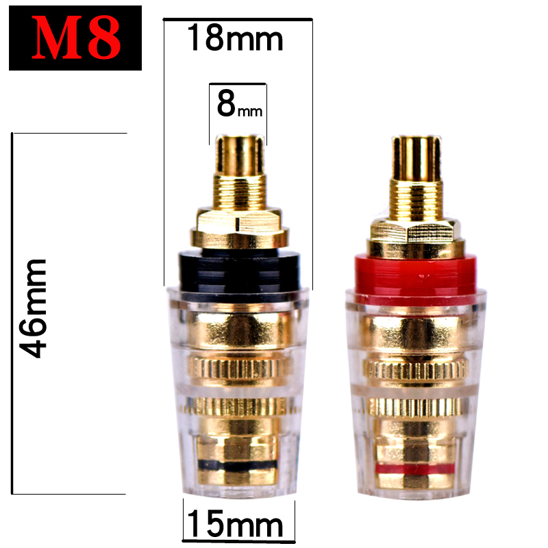 M8 DIY speaker terminal connec - مراجعة Home Cinema Hifi وسعره