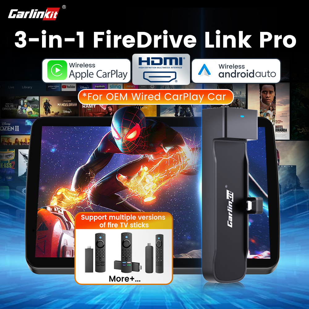 CarlinKit FireDrive Link Pro W - مراجعة Smart Tv Stick وسعره