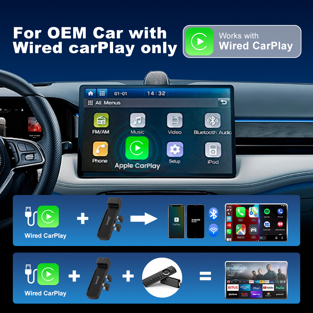 CarlinKit FireDrive Link Pro W - مراجعة Smart Tv Stick وسعره