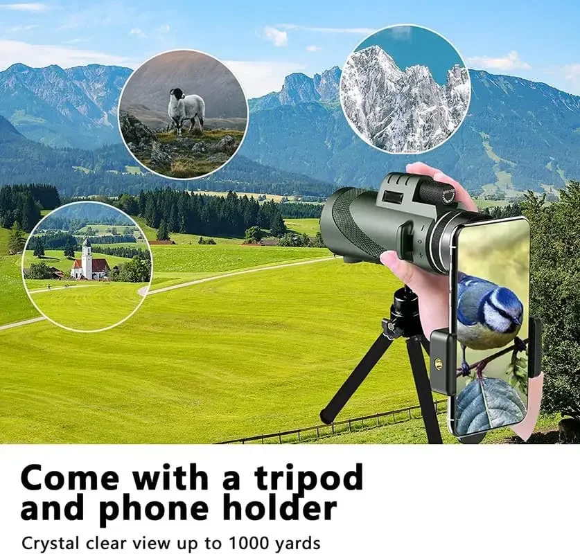 80x100 HD Monocular for Smartp - مراجعة Home Cinema Center وسعره
