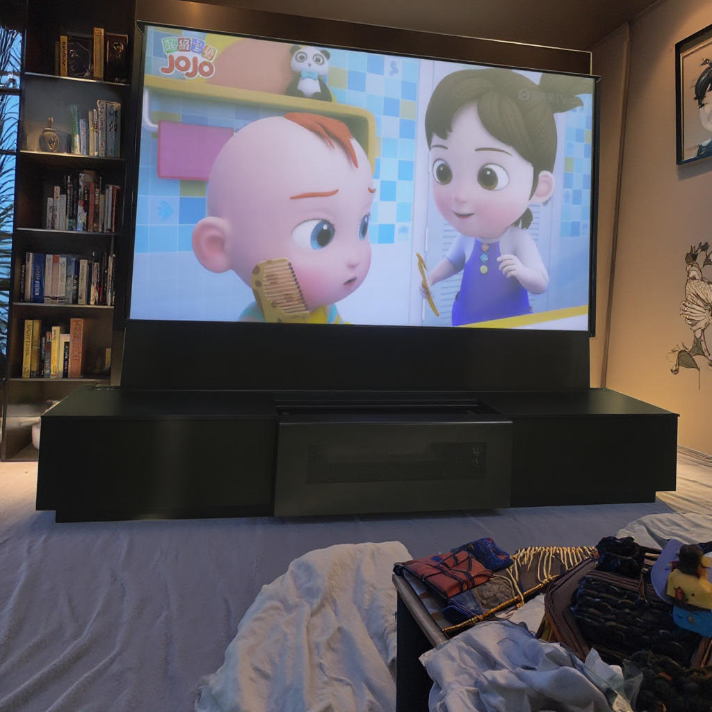New Beauty Trends 120 Inch 4K  - مراجعة Home Cinema Tv Screen وسعره