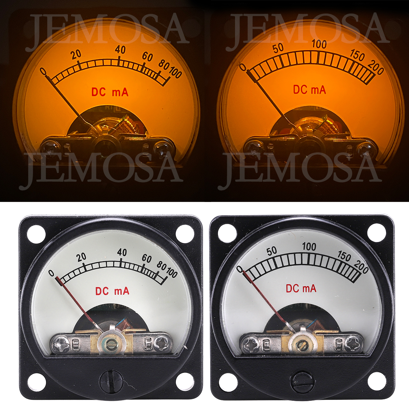 1PC 34mm Ammeter DC 100MA 200M - مراجعة Home Cinema Hifi وسعره