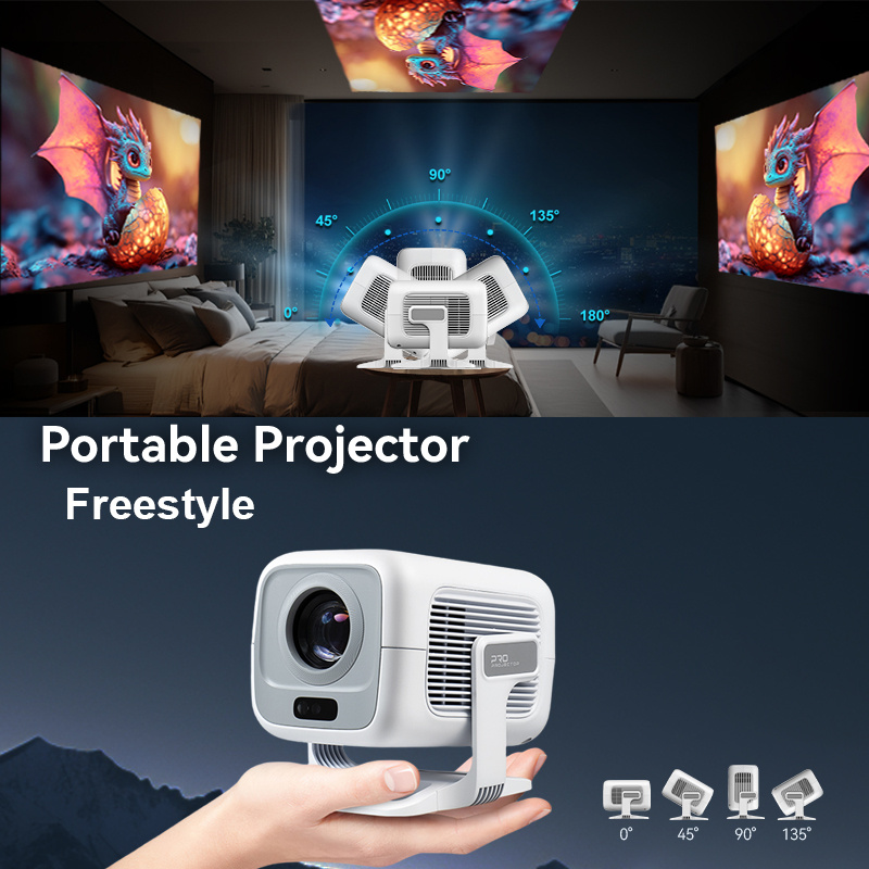 HUAWEISHI 4K Projector Android - مراجعة Home Cinema Focal وسعره
