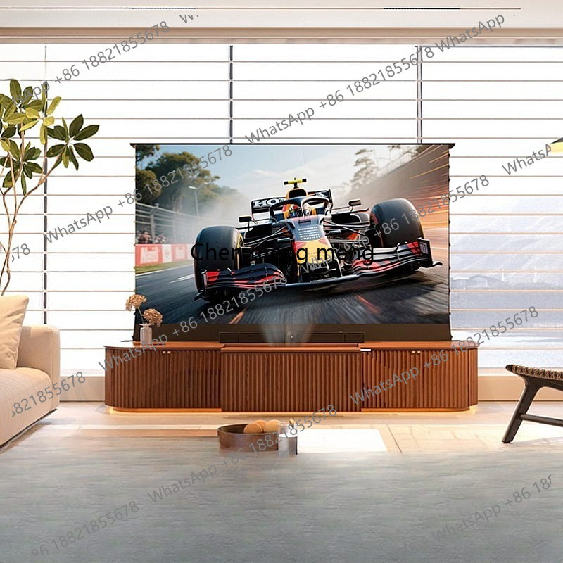 All solid wood automatic lifti - مراجعة Home Cinema Tv Screen وسعره