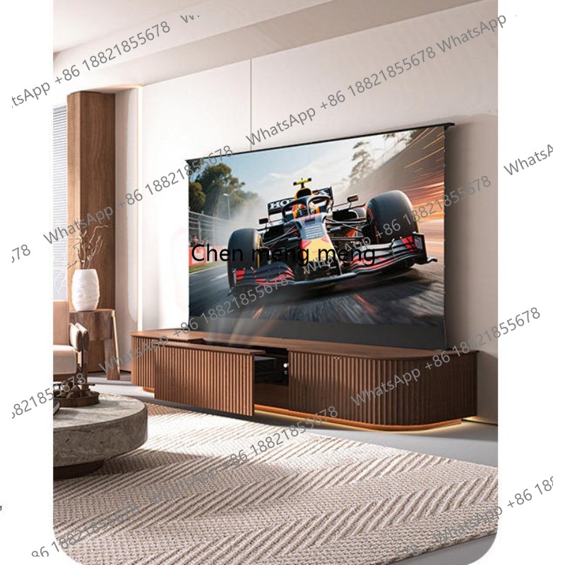 All solid wood automatic lifti - مراجعة Home Cinema Tv Screen وسعره