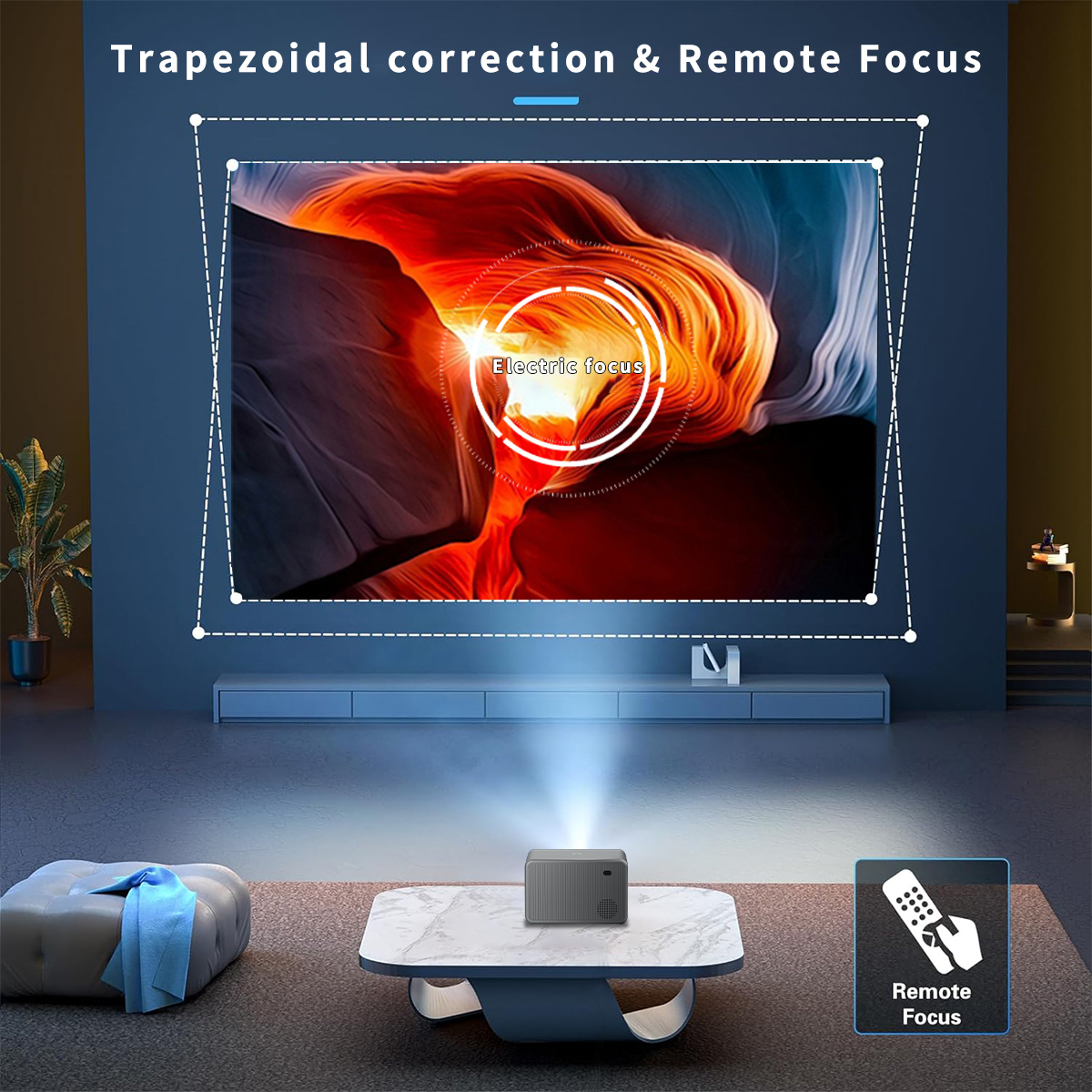 Mini Portable Full Hd Projecto - مراجعة Home Cinema Tv Screen وسعره
