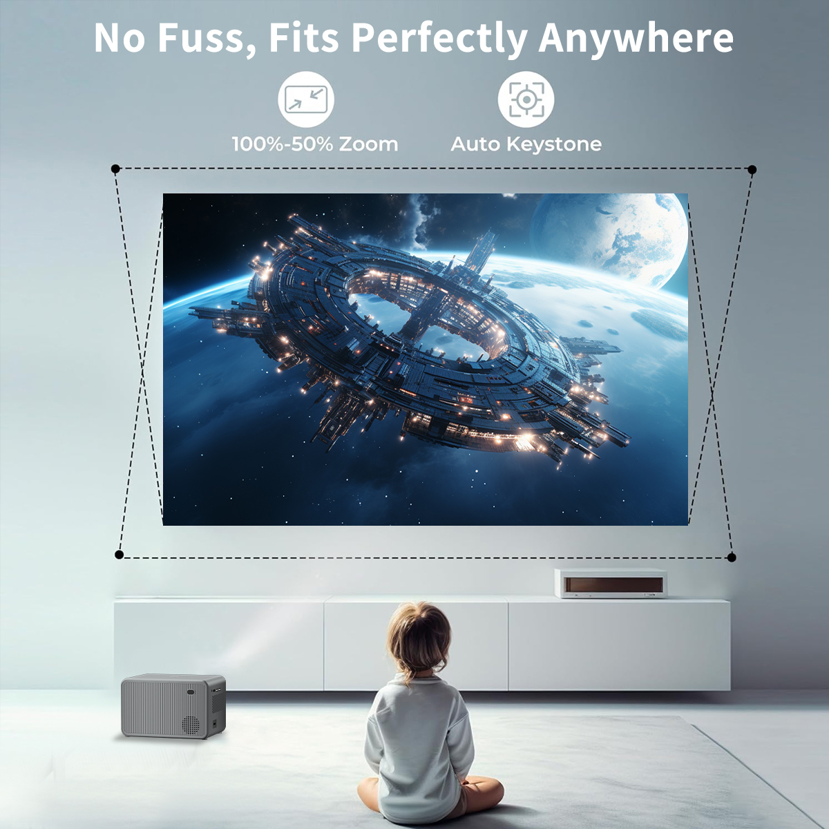 Mini Portable Full Hd Projecto - مراجعة Home Cinema Tv Screen وسعره
